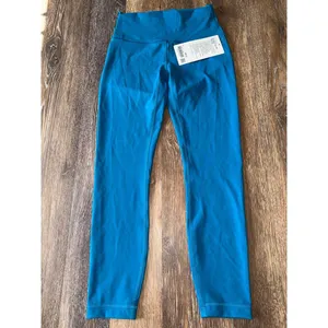 Lululemon Wunder Train High Rise 25” Hawaiian Blue Size 6 NWT thumbnail 2