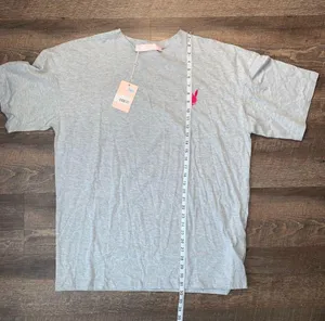 Playboy x Misguided Mission Statement T- Shirt Dress Grey/ Pink New with Tags thumbnail 14