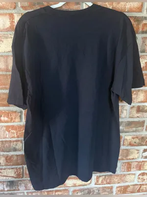 Comfort Colors Black Tee with Purple Ghost Bow Graphic thumbnail 3
