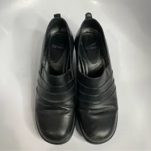 Dansko black leather‎ clogs size 39 thumbnail 3