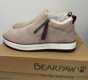 Bearpaw Amanza Mushroom Suede Wool Blend Lined Sneaker Bootie 3146W Womens 9 thumbnail 1