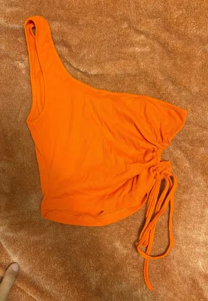 SheIn orange top thumbnail 1