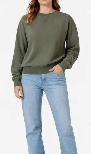 Aerie Size Small Hunter Green Oversized Sweatshirt thumbnail 1