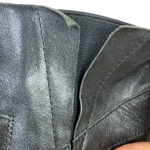 Velvet Angels OTK Leather Platform Boots High Heel Black‎ Women's EU 37 US 7 thumbnail 10