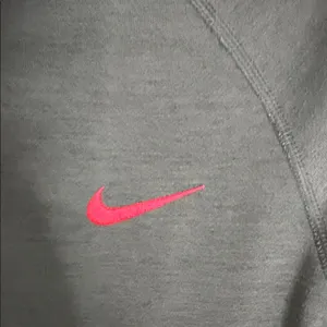 Nike Grey Hoodie with Pink Accents and Maroon Drawstrings thumbnail 3