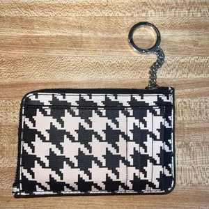 Kate Spade Black and White Houndstooth Wallet thumbnail 4