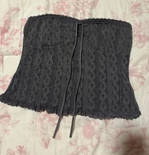 Edikted lacy tube top thumbnail 1