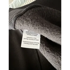New Everlane Black Fleece Oversized Teddy Crewneck Sweater Small thumbnail 5