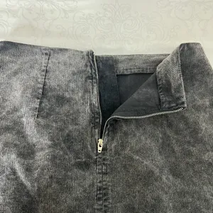 by Urban Outfitters Corduroy Charcoal Gray Mini Skirt Size Medium thumbnail 9