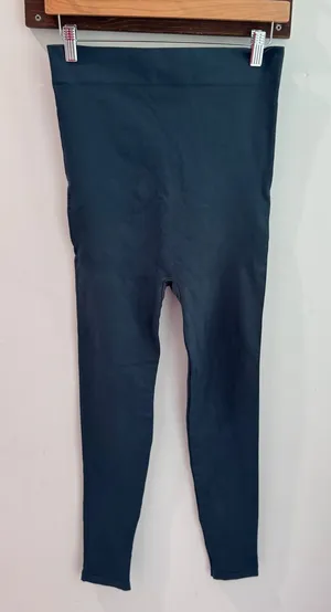 Blanqi Everyday Maternity‎ Leggings High Waist Seamless Blue Size Large thumbnail 1