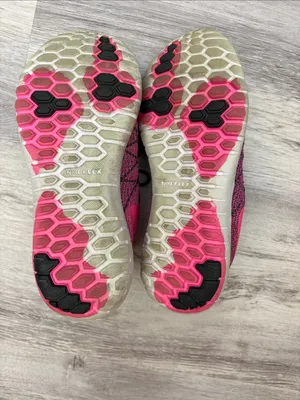Nike Pink & Gray Women's Fitsole Running Shoes Size 8 thumbnail 4