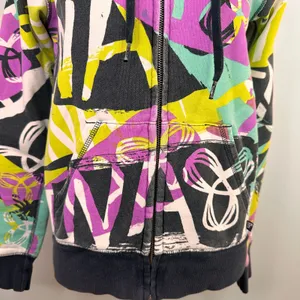 TNA Graphic Graffiti Zip Up Hoodie Sweatshirt Size Small thumbnail 3
