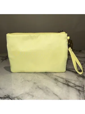 Stoney Clover Lane Ln Target 12x8 Clutch Wristlet Cosmetic Bag Yellow STUFF Lrg thumbnail 3