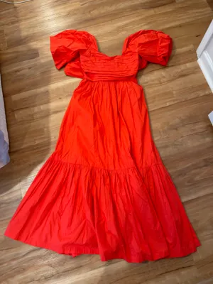 CeCe Red Maxi Dress thumbnail 1