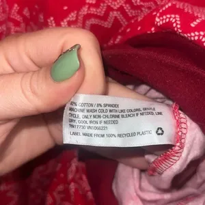 ✨HEARTH & HAND SNOWFLAKE BODYSUIT PAJAMA✨ Red Size XXL thumbnail 8