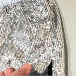 ✨ Wild Fable Silver Sequin Sleepwear Boxer Shorts - Size XXS thumbnail 8
