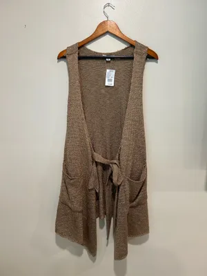 NWT crochet cardigan (M) Brown Size M thumbnail 2