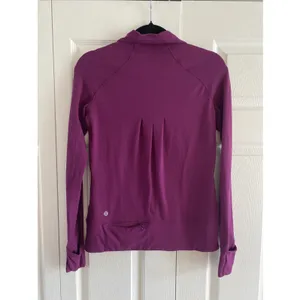 Lululemon Run Turbo 1/2 Zip Pullover Womens Size 6 Purple Athletic Running‎ Top thumbnail 5