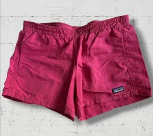 Patagonia Resin Pink Baggies Shorts Girls Size XL Water Board Shorts Women’s S thumbnail 1