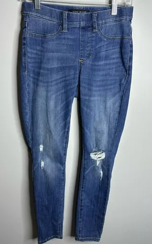 Judy Blue Size 3/26 High‎ Waisted Distressed Skinny Fit Pull On Jeans Stretch thumbnail 1
