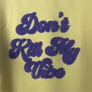 Boutique Don't Kill My Vibe Yellow‎ Pullover Sweatshirt M thumbnail 5