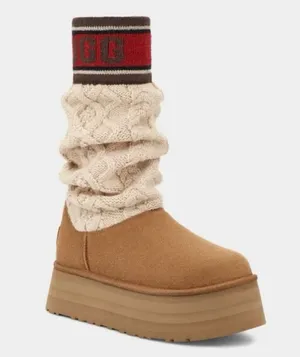 UGG Classic Sweater Letter Boots size 10 thumbnail 1