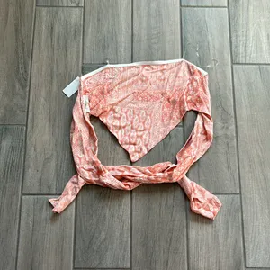 Audrey 3+1 bandana tie back top thumbnail 4