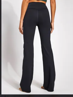 Girlfriend Collective Compressive Flare Legging - Black Size Large thumbnail 2