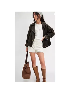NWT FREE PEOPLE Sweet Nashville Sweatshirt in‎ Ivory NWT $128 thumbnail 4