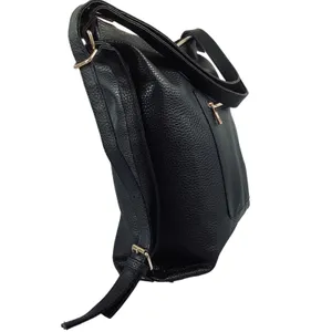Black Vegan Leather Bag thumbnail 3