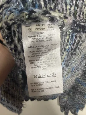 NWT Free People Cotton Candy Sweater Blue Medium thumbnail 9
