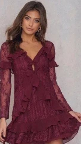 Daphne Mini Lace Dress thumbnail 1