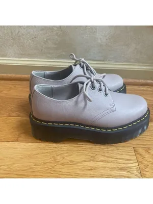 DR. MARTENS 31167 PLATFORM OXFORDS SHOES PINKY BEIGE BLUSH WOMENS Sz 39 US 8 thumbnail 4