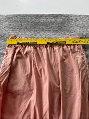 J. Crew Peach Cotton Poplin Elastic-Waist Maxi Skirt Side Slits Size Small thumbnail 5
