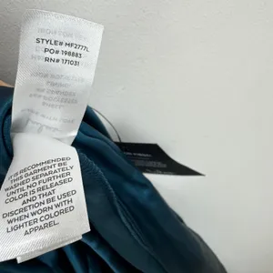 Lulus Stunning Arrival Dark Teal Satin Off The Shoulder Maxi Dress Formal M NWT thumbnail 11