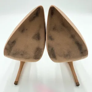 Steve Madden Tan Flutter Pump Ankle Strap Leather and Elastic Heels Size 10 thumbnail 11