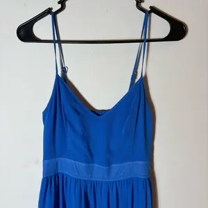 Abercrombie &‎ Fitch Blue Spaghetti Strap Dress Size Medium thumbnail 2
