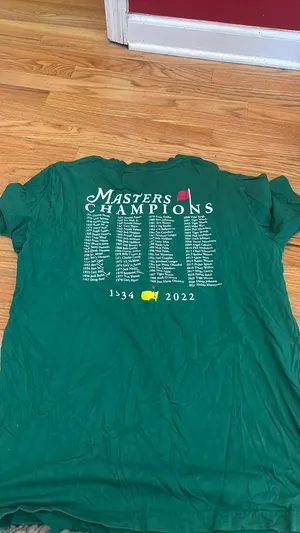 masters 2022 shirt Green Size M thumbnail 2