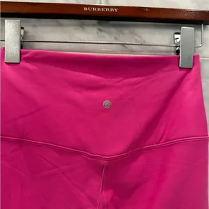 CRZ YOGA Thermal Fleece Lined Leggings 28'' NWTs XS Hibiscus Purple thumbnail 3