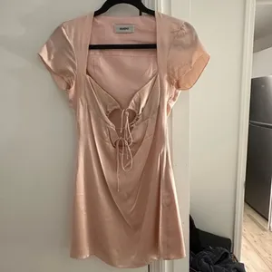 Danielle Guizio Pink Silk Cut Out Dress Size Small thumbnail 2