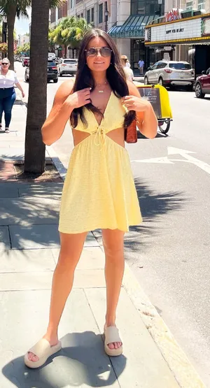Yellow Sundress Size M thumbnail 1