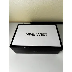 Nine West TO DIE FOR Black Suede Cross Strap Pointed Toe‎ Heels Women 8 Office thumbnail 2