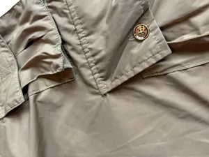 Cynthia Rowley Relaxed Nylon Cargo Pants Tan Khaki Loose Relaxed Fit Size 10 thumbnail 8