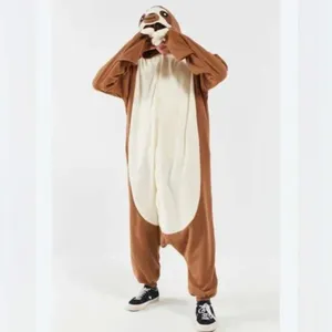 Sazac Island Sloth Kigurumi Animal Jumpsuit Halloween Costume Pajamas Unisex thumbnail 3