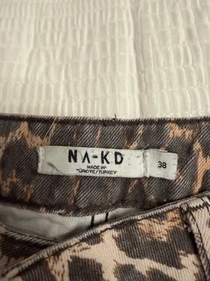 NA-KD Leopard Print Jeans thumbnail 5