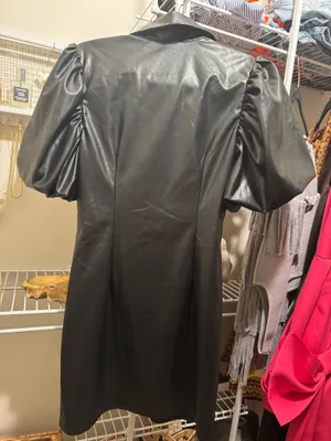Endless Rose Leather Dress thumbnail 5