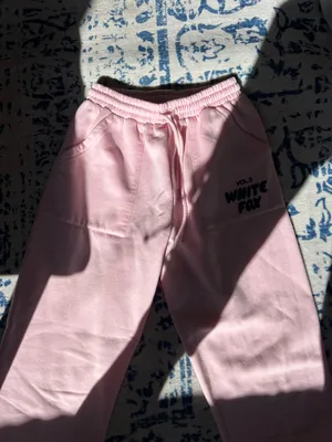 White fox joggers thumbnail 2