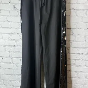 Milly Black Sequin women’s pants size medium thumbnail 5