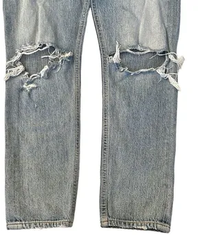 EUC AGOLDE Jamie High Rise Jeans Size 25 thumbnail 6