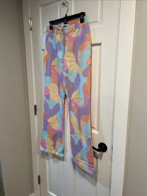 Peppermayo Colorful Print Pants NWOT US Size 4 thumbnail 2